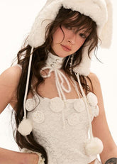 Flower lace camisole setup